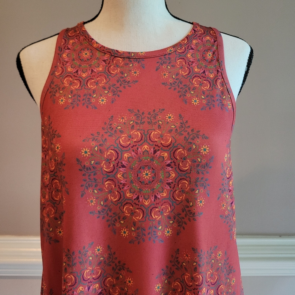 NATURAL LIFE Red Paisley Mini Dress - Picture 2 of 4